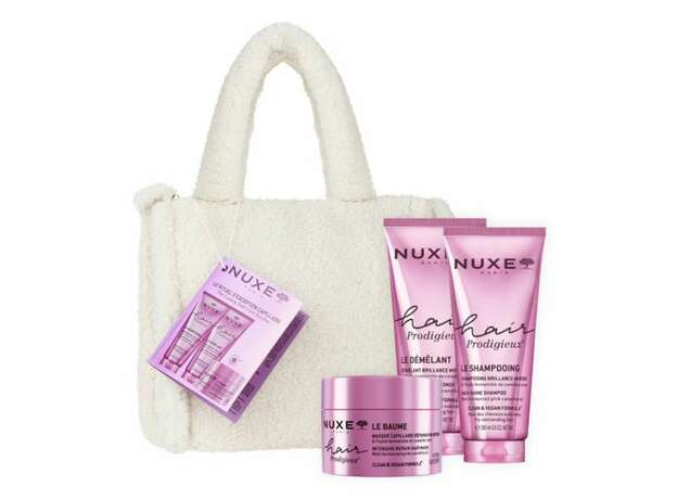 Nuxe Hair Prodigieux High Shine Shampoo 200ml & Le Demelant High Shine Conditioner 200ml & Intensive Repair Hair Mask 200ml