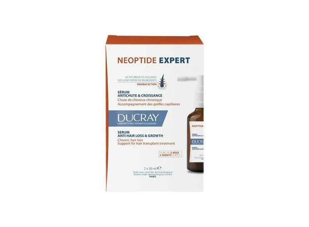 Ducray Neoptide Expert Ορός Κατά της Τριχόπτωσης για Άνδρες & Γυναίκες, 2x50ml