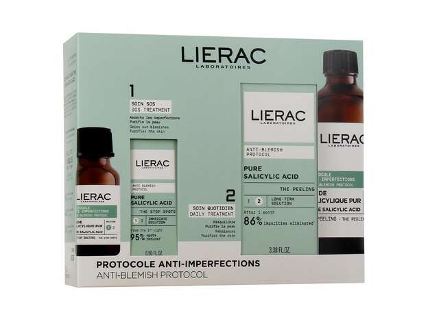 Lierac Promo Protocole Anti-Imperfection & Anti-Blemish Le Stop Boutons 15ml + The Peeling 100ml