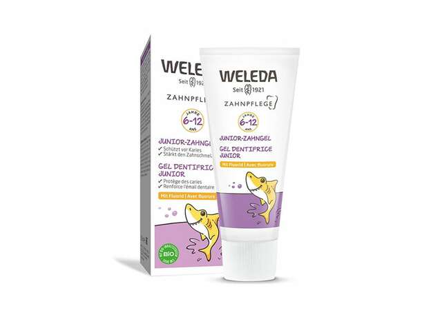 Weleda Junior Dental Gel Παιδική Οδοντόκρεμα με Φθόριο 6-12 ετών, 50ml