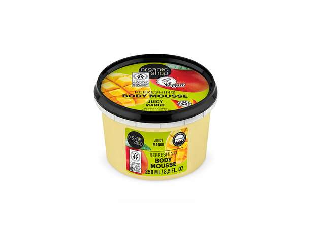 Organic Shop Αναζωογονητική Body Mousse Juicy Mango, 250ml