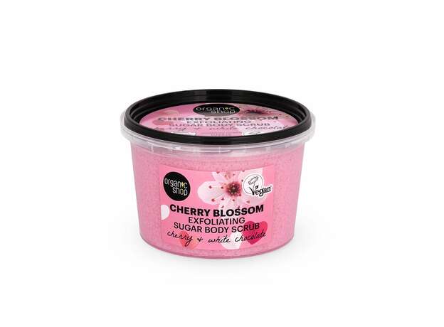 Organic Shop Scrub σώματος με Άνθος Κερασιού, 250ml