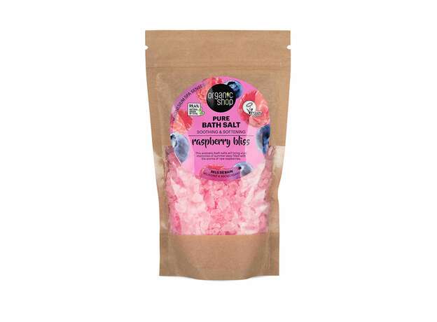 Organic Shop Raspberry Bliss, Άλατα μπάνιου, 500g