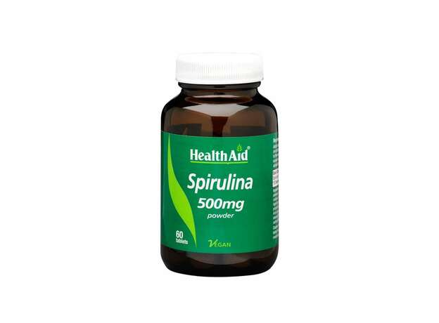 Health Aid Spirulina 500mg, 60tabs