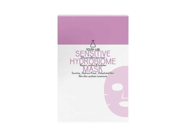 Youth Lab. Sensitive Hydrobiome Υφασμάτινη Μάσκα Προσώπου μιας Χρήσης, 1τεμ
