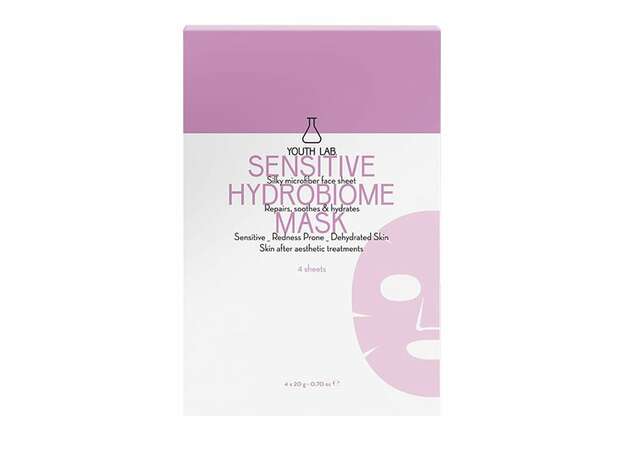 Youth Lab. Sensitive Hydrobiome Υφασμάτινη Μάσκα Προσώπου μιας Χρήσης, 4τεμ