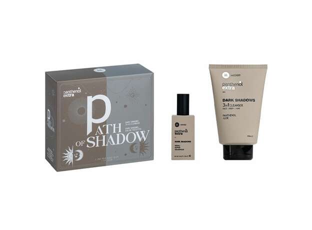 Medisei Panthenol Extra Men Promo Path of Shadow με Dark Shadows 3in1 Cleanser Ανδρικό Σαμπουάν-Αφρόλουτρο, 200ml & Dark Shadows Eau De Toilette Ανδρικό Άρωμα, 50ml, 1σετ