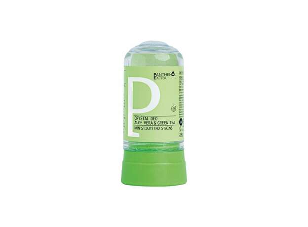Medisei Panthenol Extra Aloe Vera & Green Tea Crystal Deo Roll-On - Αποσμητικός Κρύσταλλος Με Αλόη & Πράσινο Τσάι 80g
