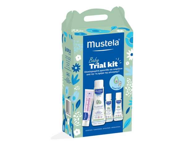 Mustela PROMO Gentle Cleansing Gel 200ml & Hydra Bebe Body Lotion 50ml & No Rinse Cleansing Water 50ml & Κρέμα για την Αλλαγή Πάνας 50ml