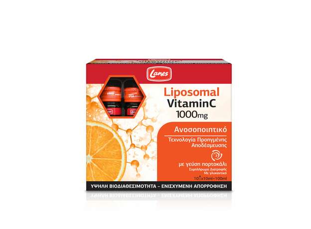 Lanes Liposomal Vitamin C 1000mg, 10x10ml