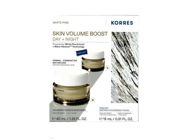 Korres PROMO White Pine Λευκή Πεύκη Κρέμα Ημέρας 40ml - ΔΩΡΟ Λευκή Πεύκη Κρέμα Νυκτός για Αναπλήρωση Όγκου 15nl