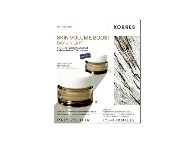 Korres PROMO White Pine Λευκή Πεύκη Κρέμα Ημέρας 40ml - ΔΩΡΟ Λευκή Πεύκη Κρέμα Νυκτός 15ml