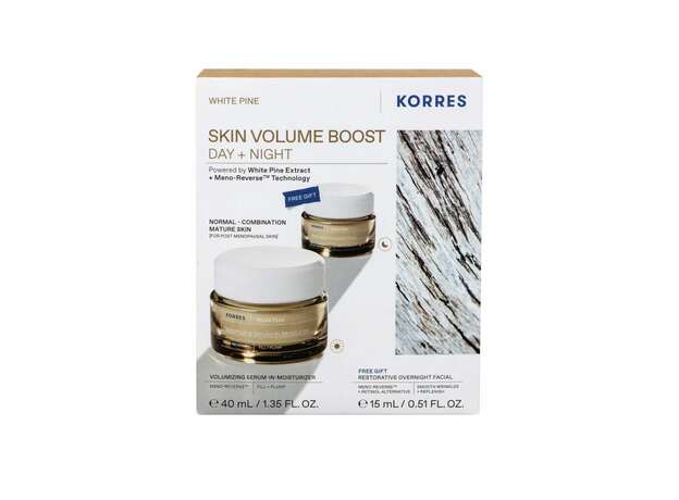 Korres PROMO Μαύρη Πεύκη 4d Κρέμα Ημέρας Σύσφιξης - Lifting Για Ξηρές - Πολύ Ξηρές Επιδερμίδες 40ml & ΔΩΡΟ Μαύρη Πεύκη 4D Κρέμα Νυκτός για Σύσφιγξη - Lifting 15ml