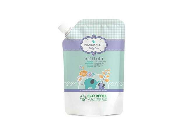 Pharmasept Baby Care Mild Bath Refill Ανταλλακτικό Βρεφικό Αφρόλουτρο, 900ml