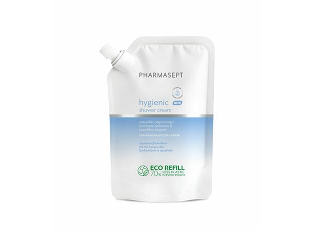 Pharmasept Hygienic Shower Cream Refill Aνταλλακτικό Κρεμώδες Αφρόλουτρο για Ενυδάτωση & Θρέψη, 900ml