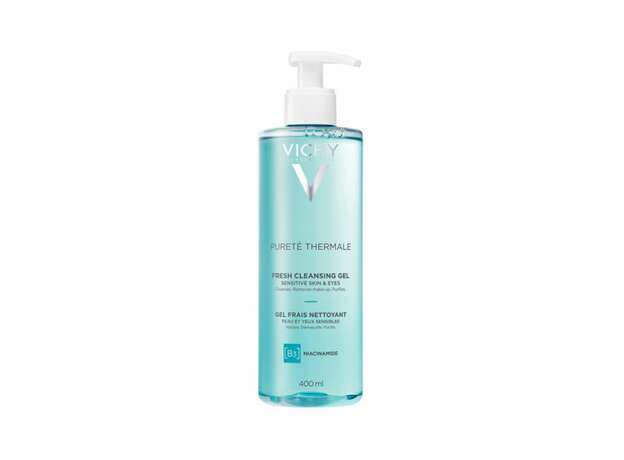 Vichy Purete Thermale Fresh Cleansing Gel Καθαρισμού Προσώπου & Ματιών, 400ml