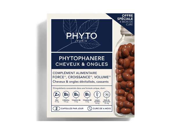 PHYTO Phytophanere ΠΡΟΣΦΟΡΑ 1+1 Συμπλήρωμα Διατροφής για την ενδυνάμωση Μαλλιών & Νυχιών, 2x120caps