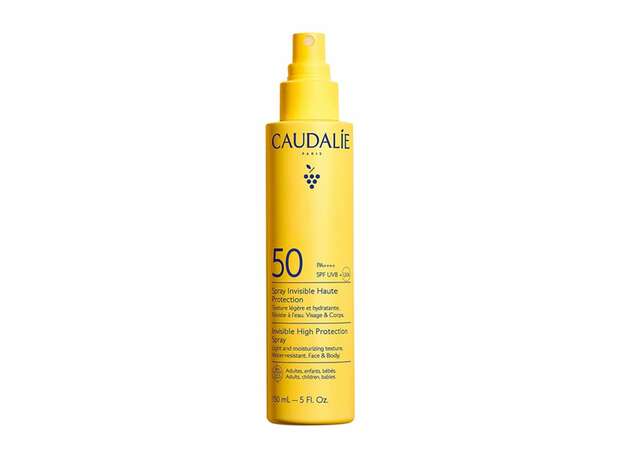 Caudalie Invisible High Protection Spray Αντηλιακό Spray για Πρόσωπο & Σώμα SPF50, 150ml