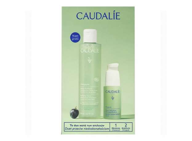 Caudalie Promo Vinopure Blemish Control Salicylic Serum Ορός Προσώπου κατά των Ατελειών, 30ml & Δώρο Vinopure Purifying Toner Φροντίδα κατά των Ατελειών, 200ml, 1σετ