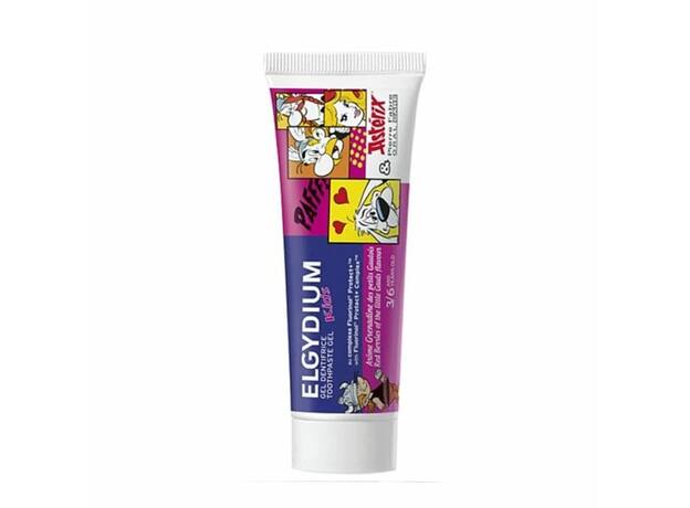 Elgydium Kids Asterix Red Berries of the Little Gauls Flavour Παιδική Οδοντόκρεμα με Γεύση από Κόκκινα Μούρα 3-6Υ 1000ppm, 50ml