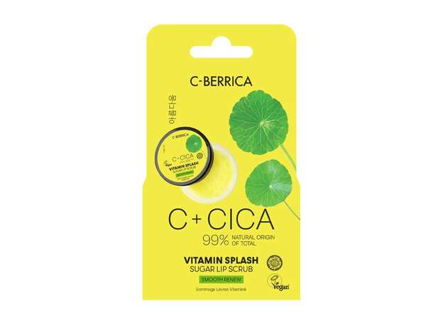 Natura Siberica C+Cica C-Berrica Vitamin Splash Smooth Renew Lip Scrub με Ζάχαρη για Απαλή Απολέπιση, 10ml