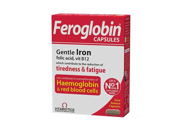 Vitabiotics Feroglobin Slow Release 30 Κάψουλες