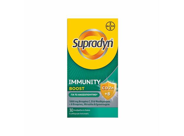 Supradyn Immunity Boost 1000mg C, D & Zn +8, 30 Effer.tabs