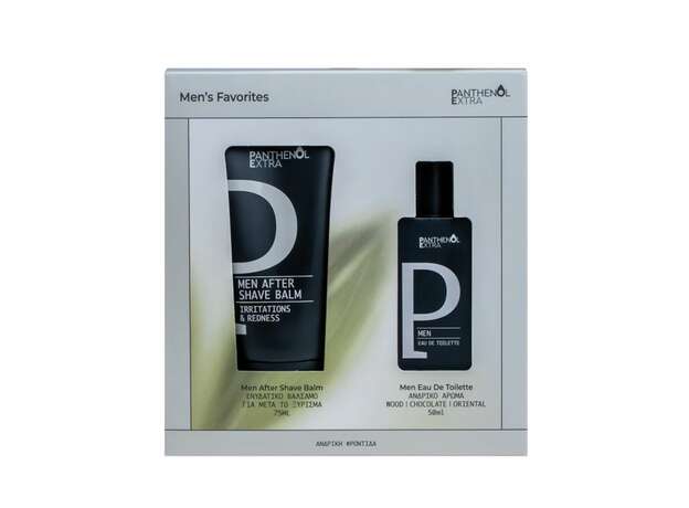 Medisei Promo Men's Favorites Panthenol Extra Men Eau de Toilette 50ml Ανδρικό Άρωμα + Panthenol Extra Men After Shave Balm 75ml