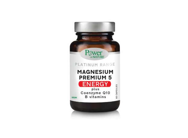Power Health Platinum Range Magnesium Premium 5 Energy, 60caps
