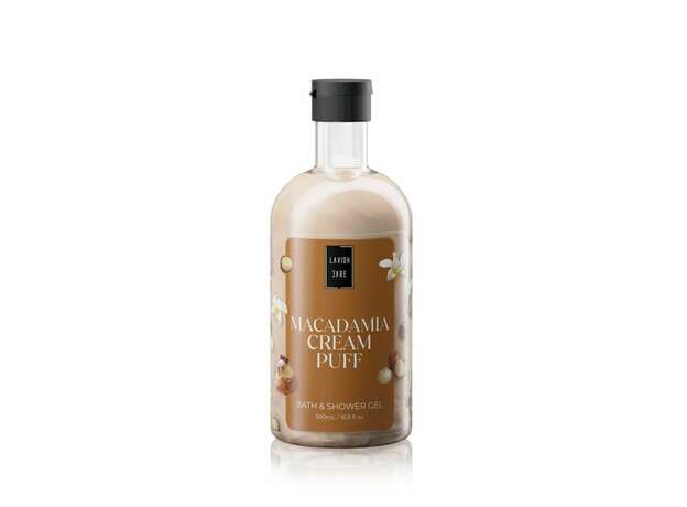 Lavish Care Macadamia Cream Puff - Shower Gel - 500ml