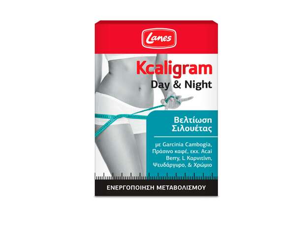 Lanes Kcaligram Day & Night, 60caps