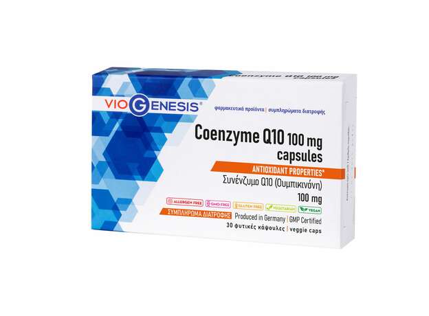 VioGenesis Coenzyme Q10 100 mg 30 softgels