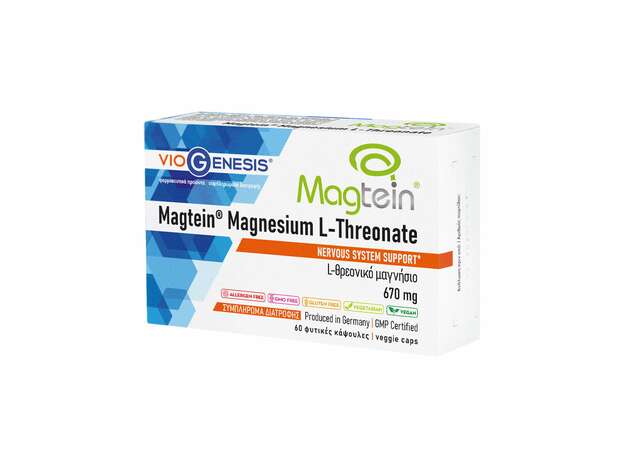 VioGenesis Magtein® Magnesium L-Threonate 670 mg 60 caps