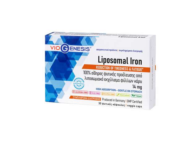 VioGenesis Liposomal Iron 14 mg 30 caps