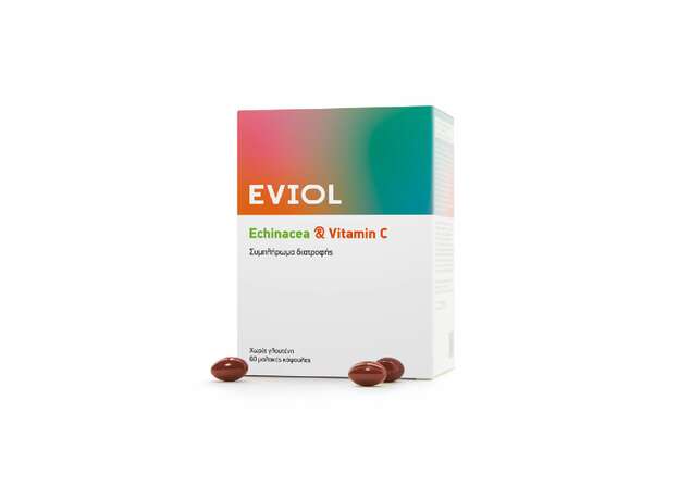Eviol Echinacea & Vitamin C 30 Μαλακές Κάψουλες