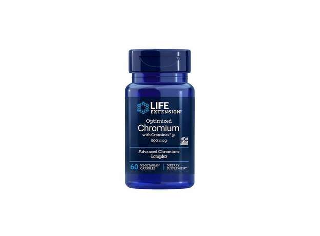 Life Extension Optimized Chromium with Crominex 500MCG 60 Veg. Caps