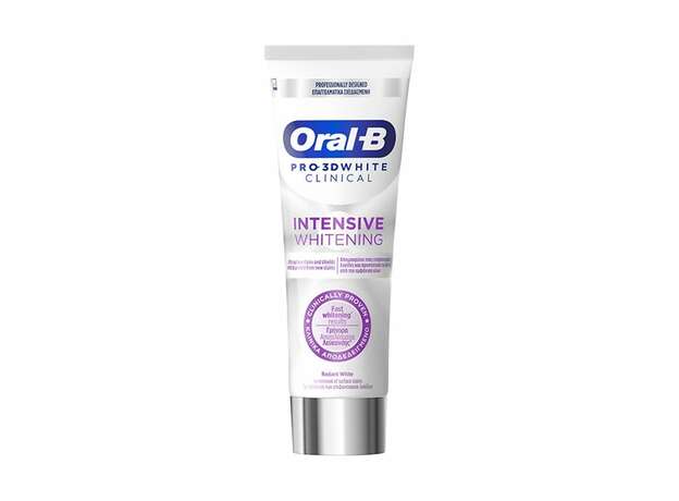 Oral-B Pro 3D White Clinical Intensive Whitening Oδοντόκρεμα, 75ml