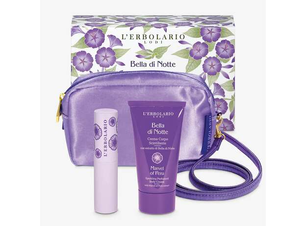 L' Erbolario Bella di Notte Beauty Mini Bag Bella di Notte Στέρεο άρωμα 9g  Κρέμα σώματος 75ml