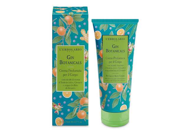 L' Erbolario Gin Botanicals Κρέμα σώματος Gin Botanicals Κρέμα με ελαφρία υφή, ένα καλλυντικό κοκτέιλ ομορφιάς για την επιδερμίδα 200ml