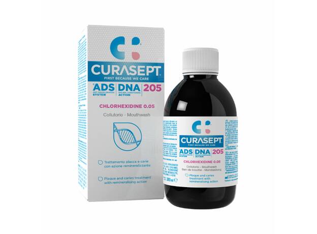 Curasept ADS DNA 205 Στοματικό Διάλυμα με Χλωρεξιδίνη 0.05%, 200ml