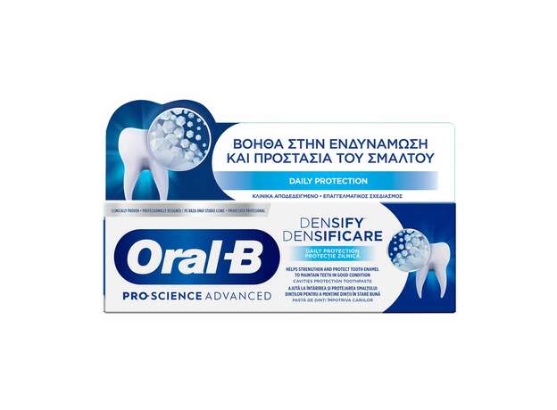 Oral-B Pro-Science Advanced Densify Daily Protection Οδοντόκρεμα για την Ενδυνάμωση & την Προστασία του Σμάλτου, 65ml