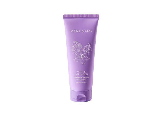 Mary & May White Collagen Cleansing foam – Καθαριστικός αφρός με κολλαγόνο 150ml