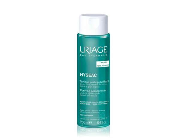 Uriage Hyseac Purifying Peeling Toner Τονωτική Λοσιόν Κατά Των Ατελειών Για Λιπαρές Επιδερμίδες Με Τάση Ακμής 250ml