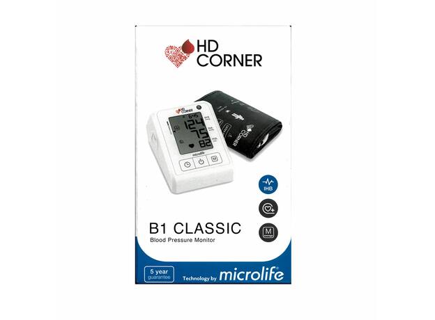 Microlife BP B1 Classic Ψηφιακό Πιεσόμετρο Μπράτσου, 1 Τεμάχιο