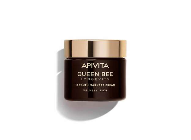 Apivita Queen Bee Longevity Rich Day Cream Πλούσια Βελούδινη Κρέμα Για Δράση Σε 12 Δείκτες Νεότητας, 50ml