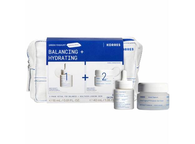 Korres Promo Greek Yoghurt Smart Probiotic Super Serum 15ml & Smart Probiotic Gel-Cream 40ml & Δώρο Νεσεσέρ 1 Τεμάχιο