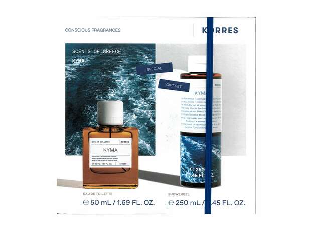 Korres PROMO PACK Kyma Eau de Toilette, Άρωμα 50ml & Αφρόλουτρο 250ml.