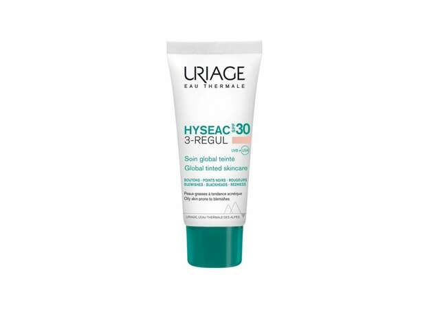 Uriage Hyseac 3Regul Global Tinted Skin Care SPF30 Κρέμα Προσώπου με Χρώμα, 40ml