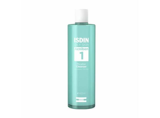 ISDIN Oily Skin Acniben 1 Micellar Μικκυλιακό Νερό Καθαρισμού για Λιπαρό Δέρμα, 400ml