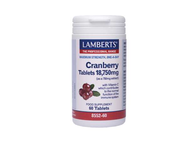 Lamberts Cranberry 18,750mg 60 Ταμπλέτες